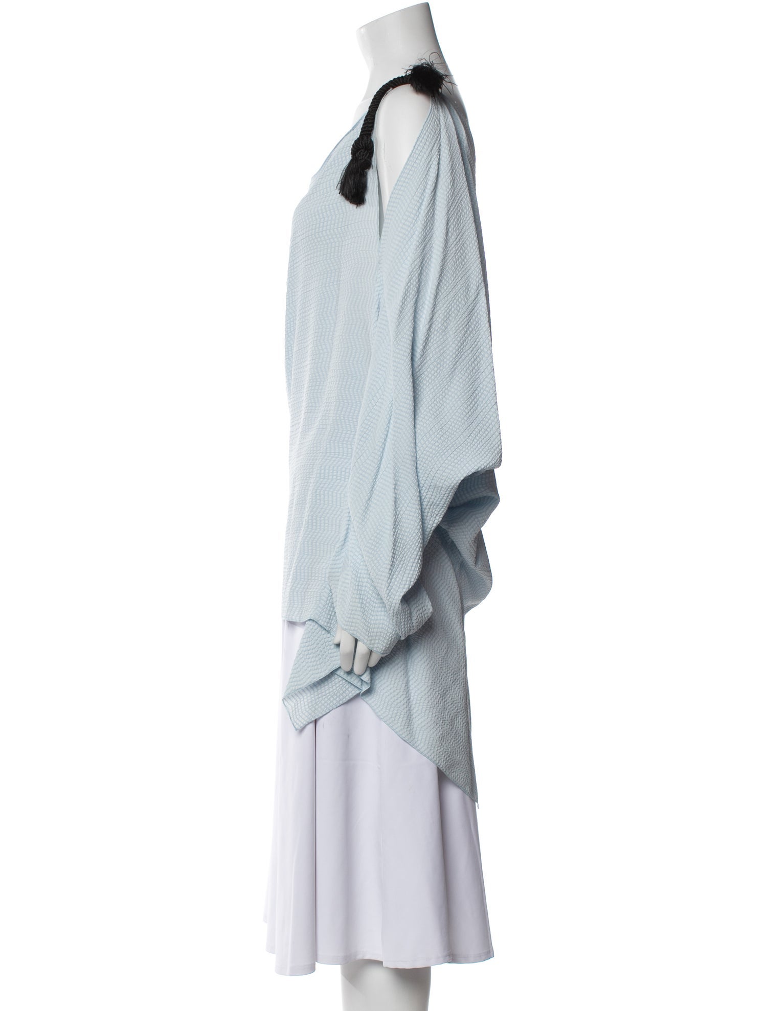 Roland Mouret One-Shoulder Long Sleeve Tunic