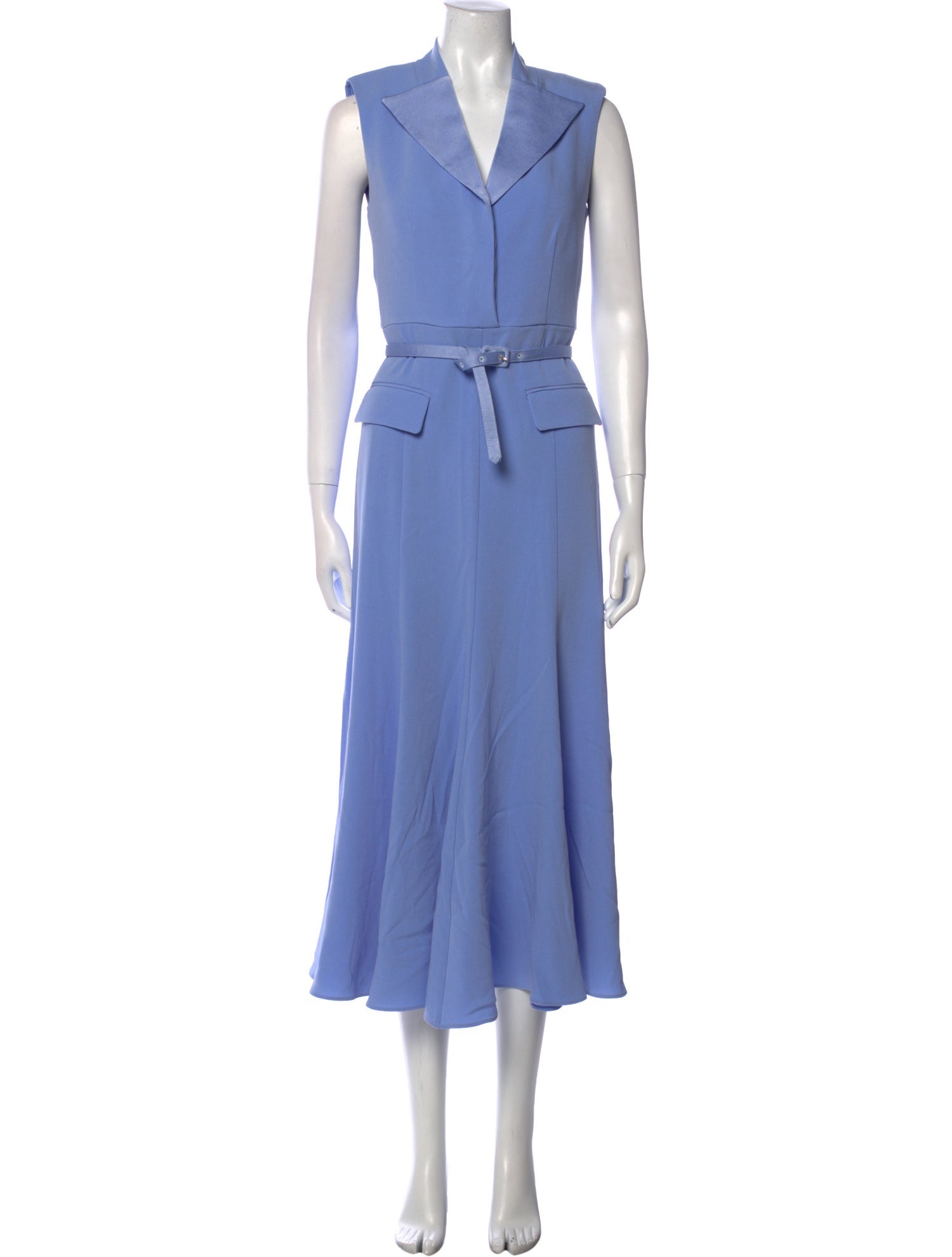 Roland Mouret V-Neck Long Dress w/ Tags