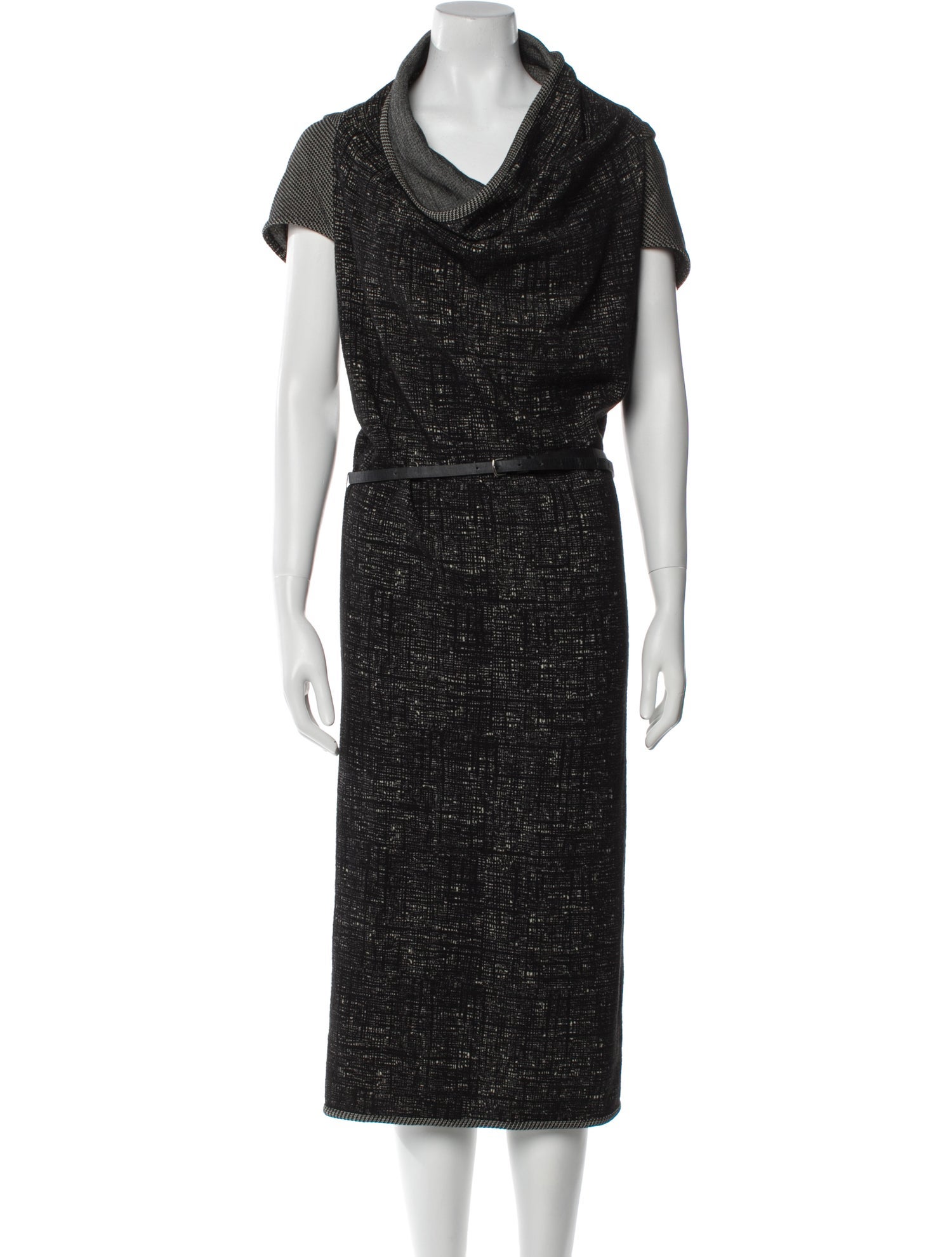 Roland Mouret Cowl Neck Midi Length Dress