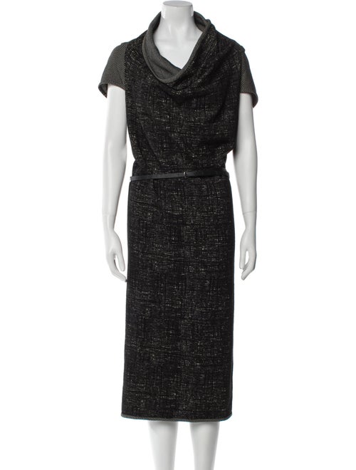 Roland Mouret Cowl Neck Midi Length Dress