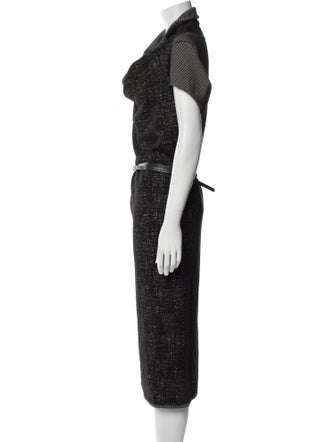 Roland Mouret Cowl Neck Midi Length Dress