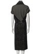 Roland Mouret Cowl Neck Midi Length Dress