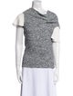 Roland Mouret Cowl Neck Short Sleeve Top