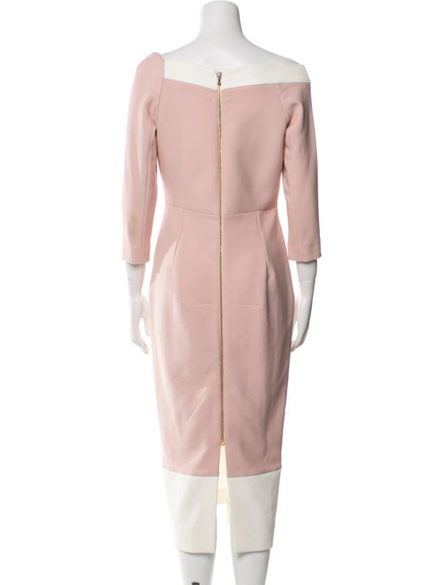 Roland Mouret One-Shoulder Midi Length Dress