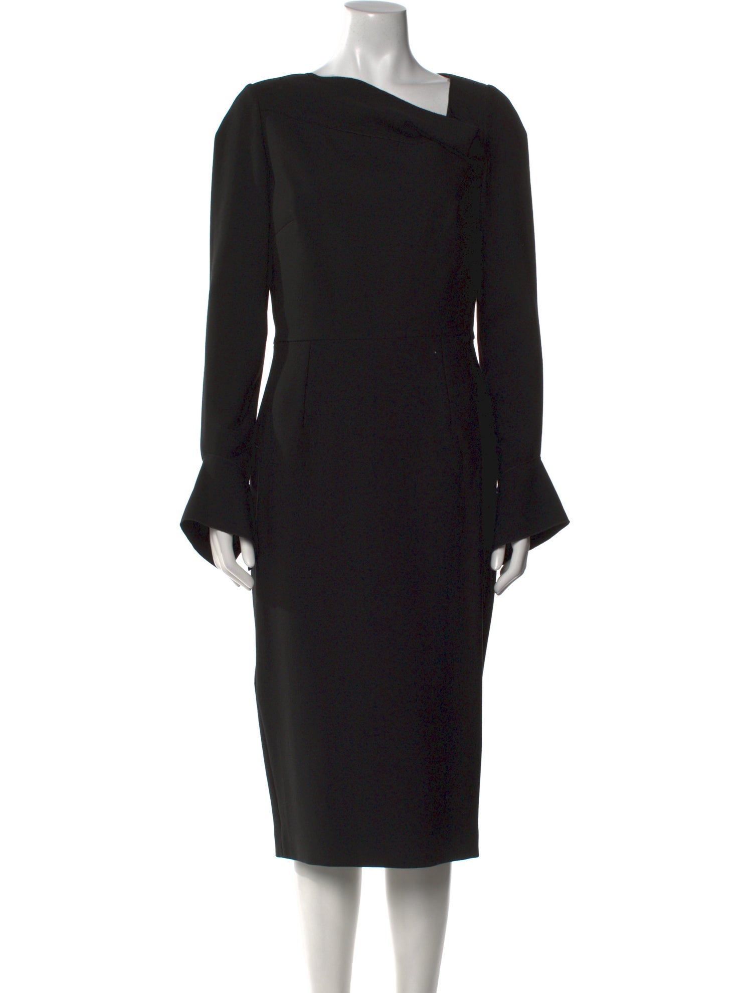 Roland Mouret Bateau Neckline Midi Length Dress