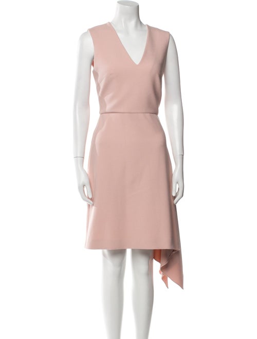Roland Mouret V-Neck Knee-Length Dress