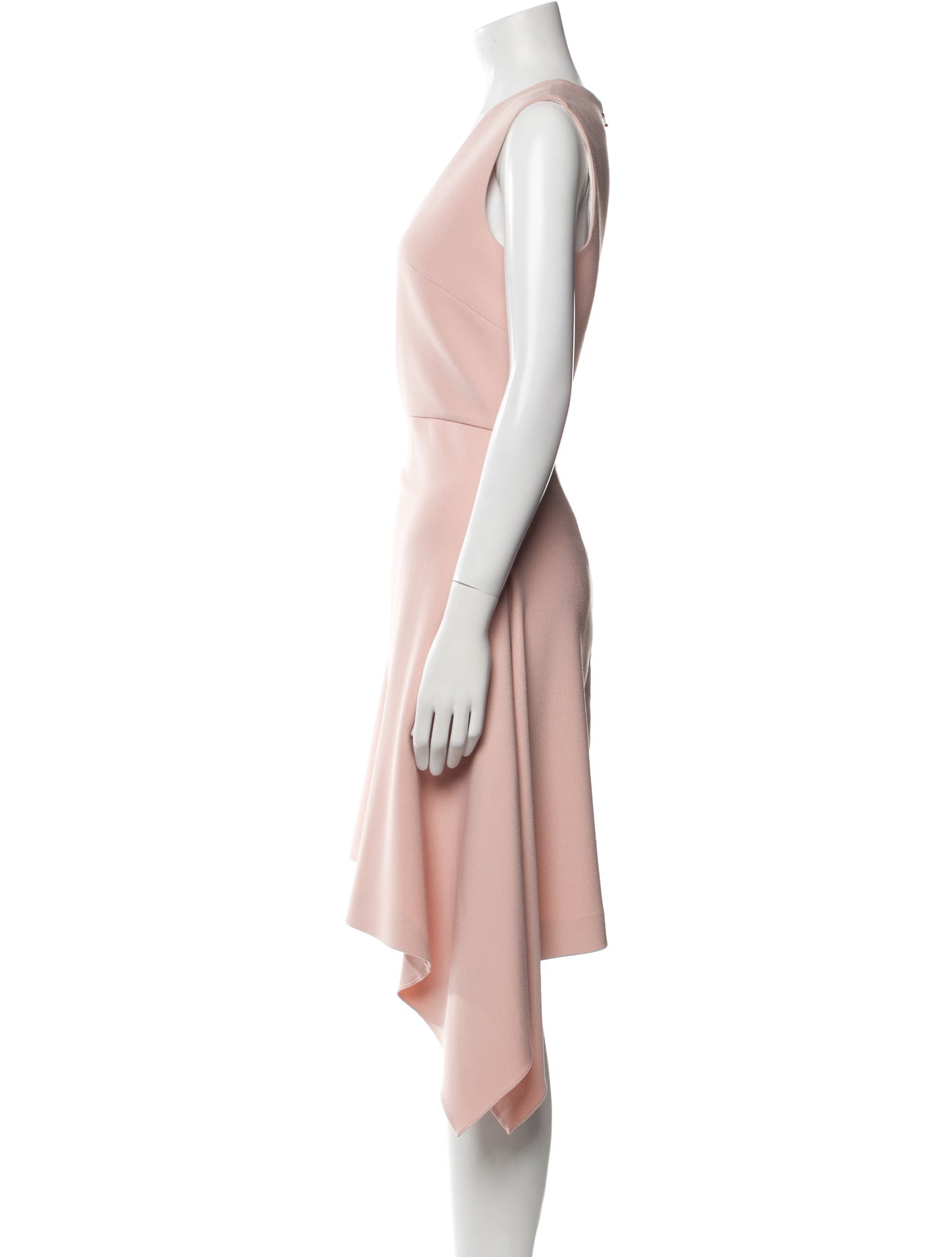 Roland Mouret V-Neck Knee-Length Dress