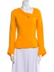 Roland Mouret Cowl Neck Long Sleeve Blouse