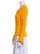 Roland Mouret Cowl Neck Long Sleeve Blouse