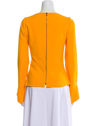 Roland Mouret Cowl Neck Long Sleeve Blouse
