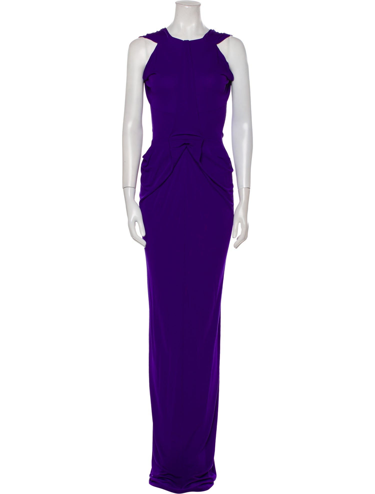 Roland Mouret Crew Neck Long Dress