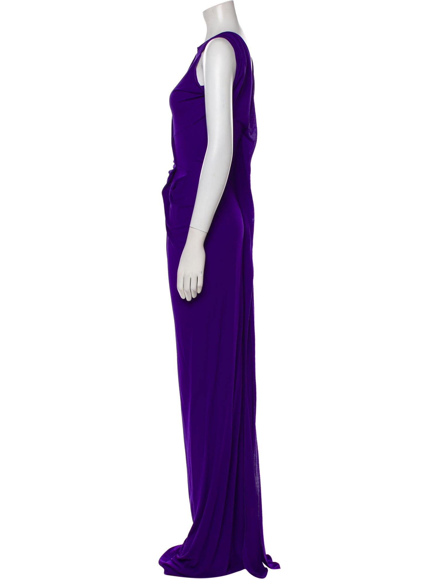 Roland Mouret Crew Neck Long Dress