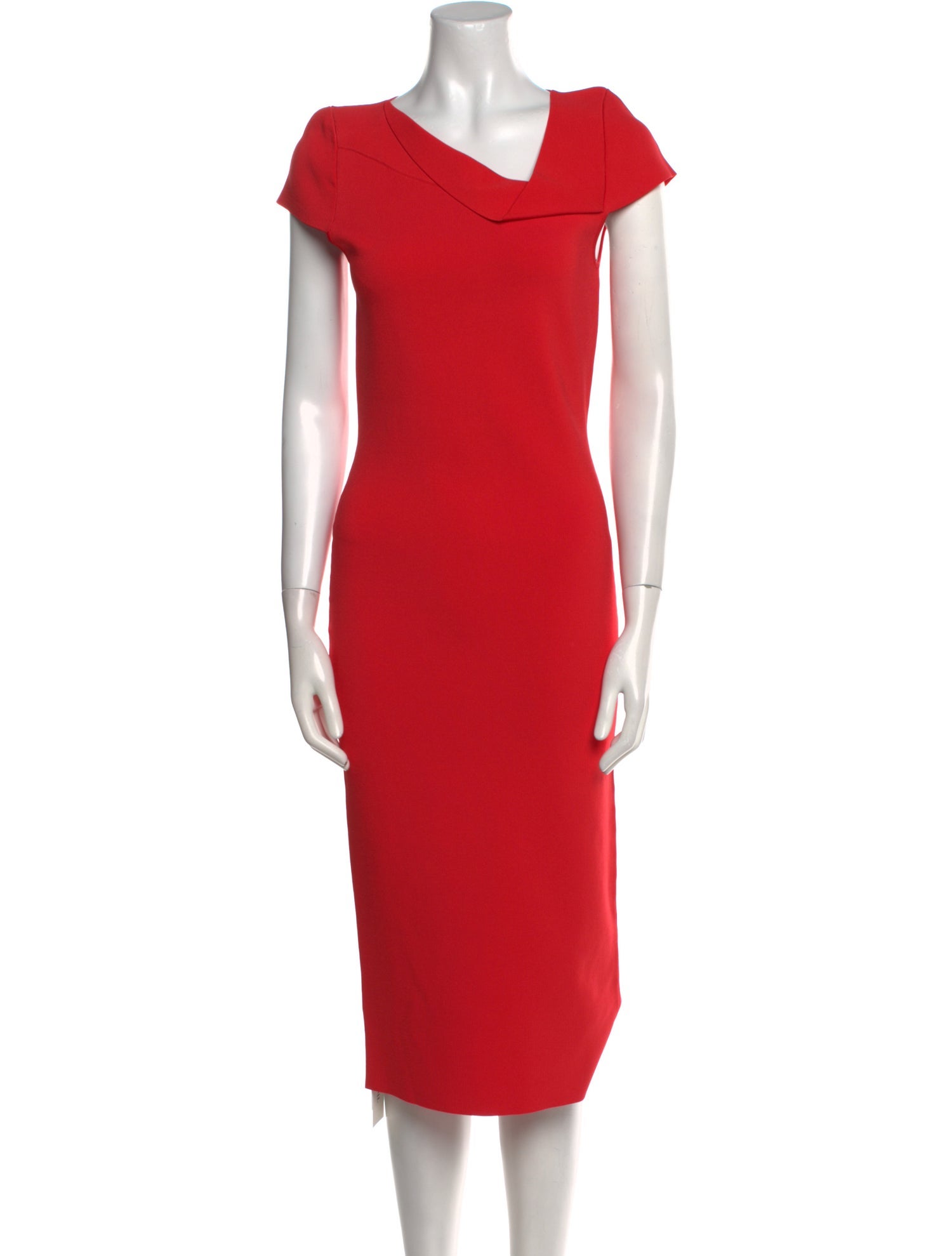 Roland Mouret Cowl Neck Midi Length Dress