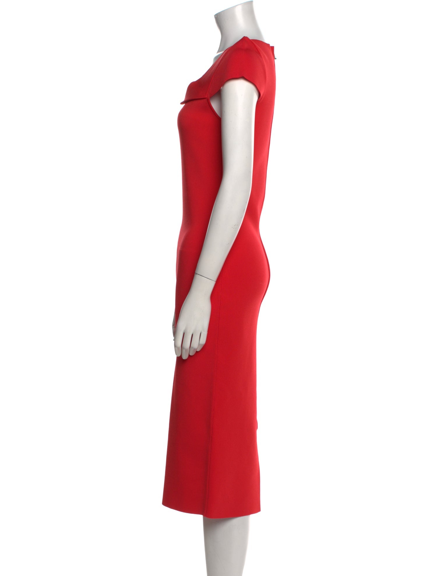 Roland Mouret Cowl Neck Midi Length Dress
