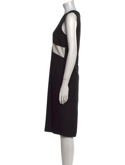 Roland Mouret Striped Midi Length Dress