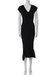 Roland Mouret V-Neck Midi Length Dress