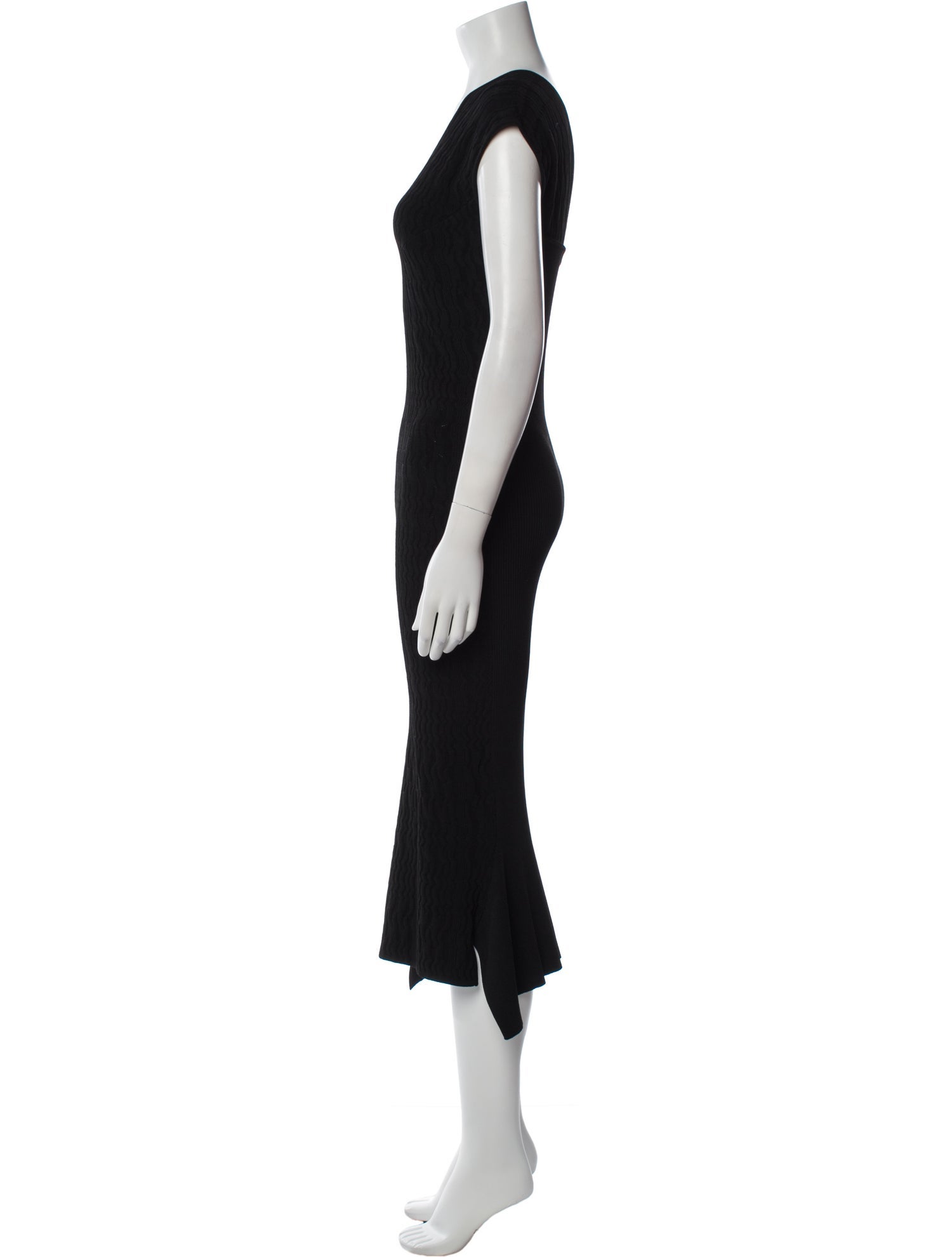 Roland Mouret V-Neck Midi Length Dress