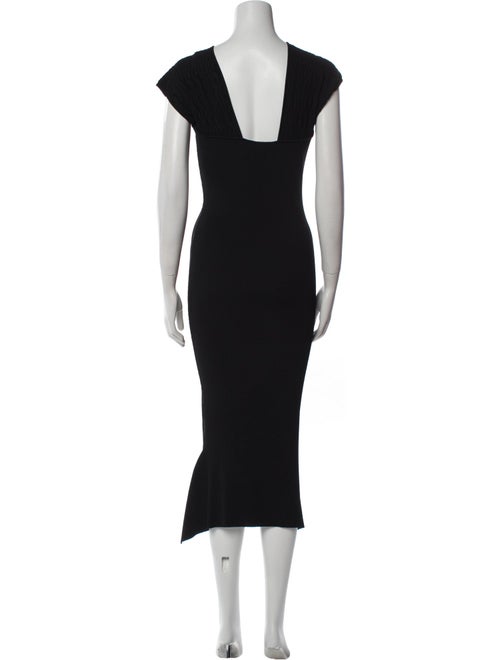 Roland Mouret V-Neck Midi Length Dress