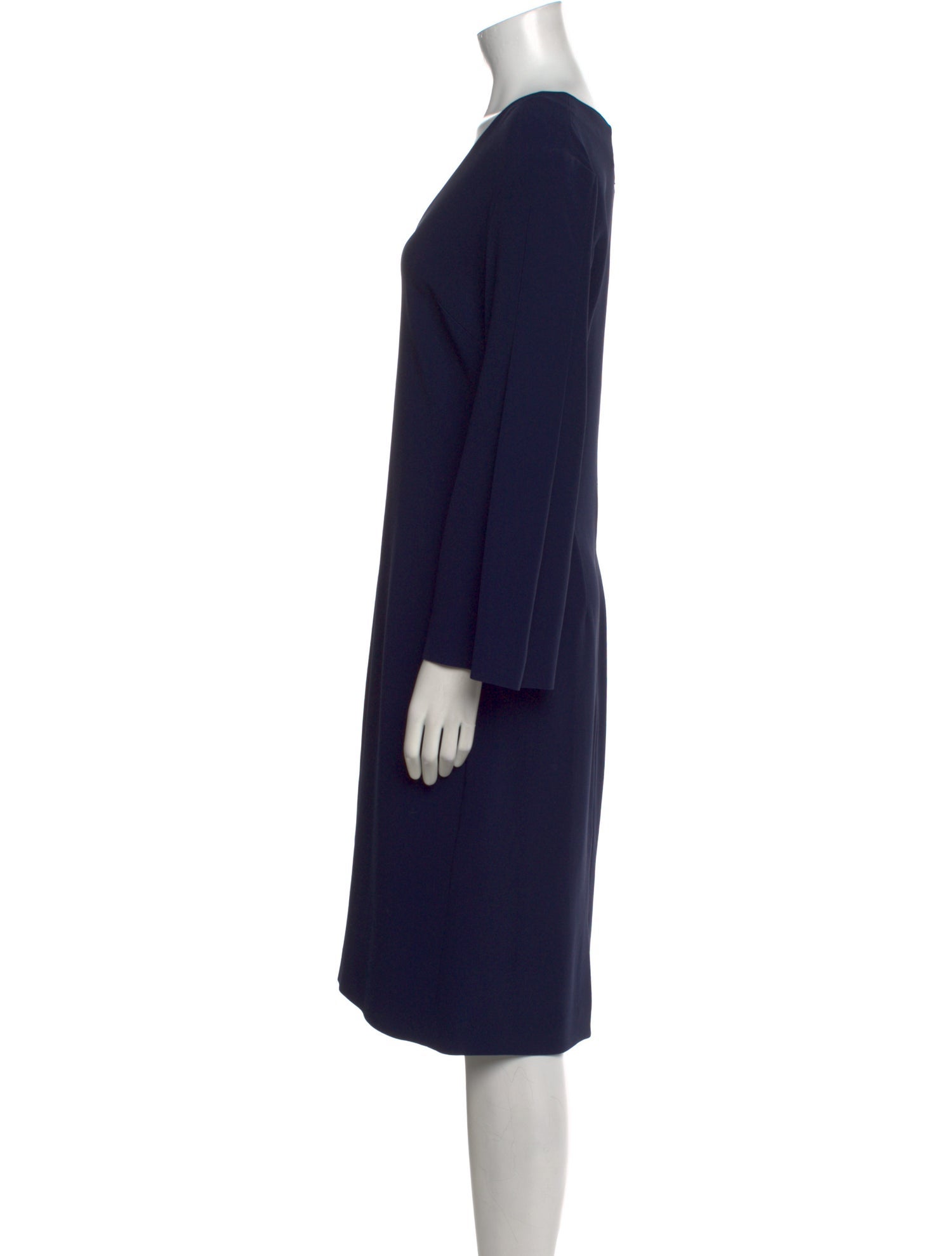 Roland Mouret V-Neck Midi Length Dress