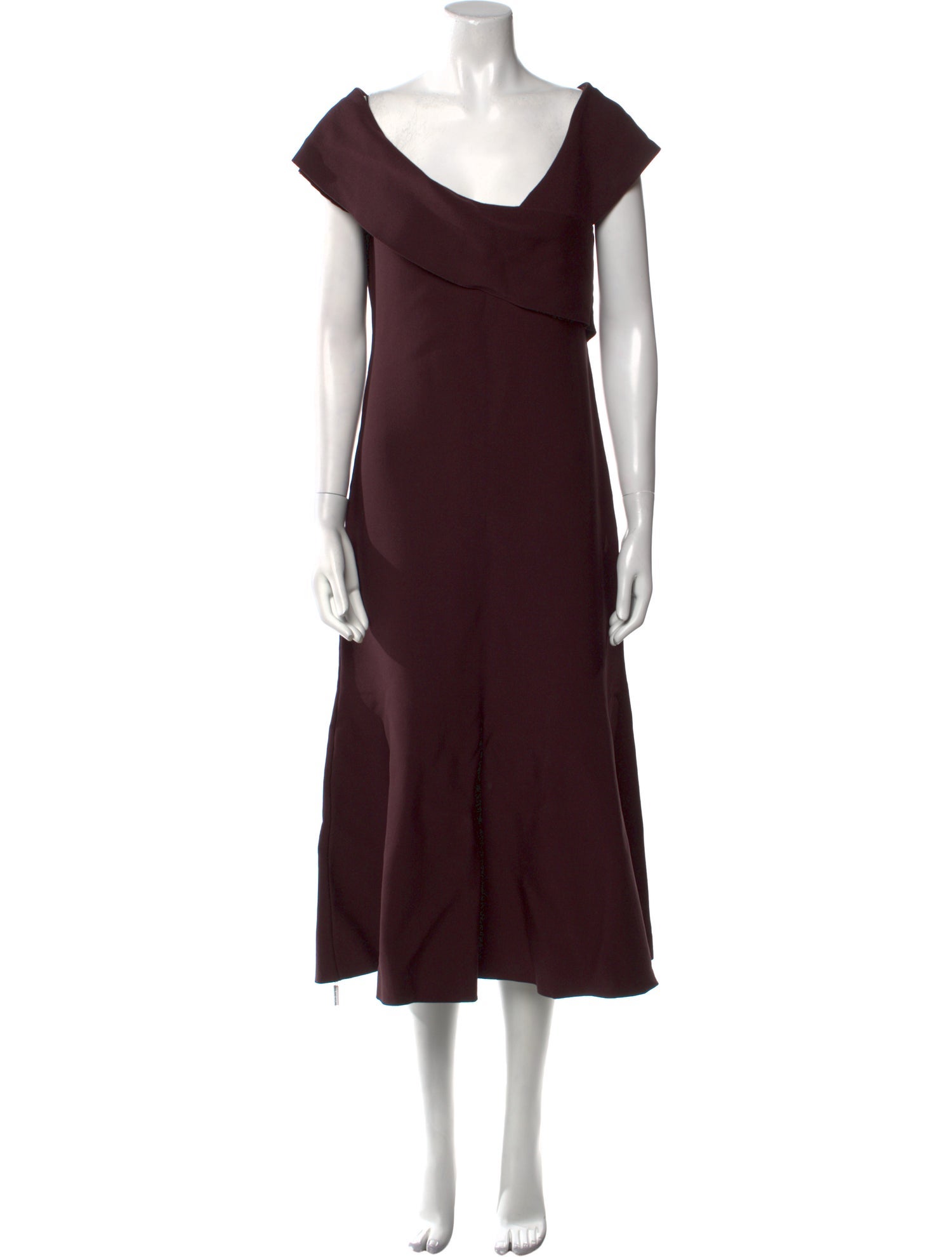 Roland Mouret V-Neck Midi Length Dress w/ Tags