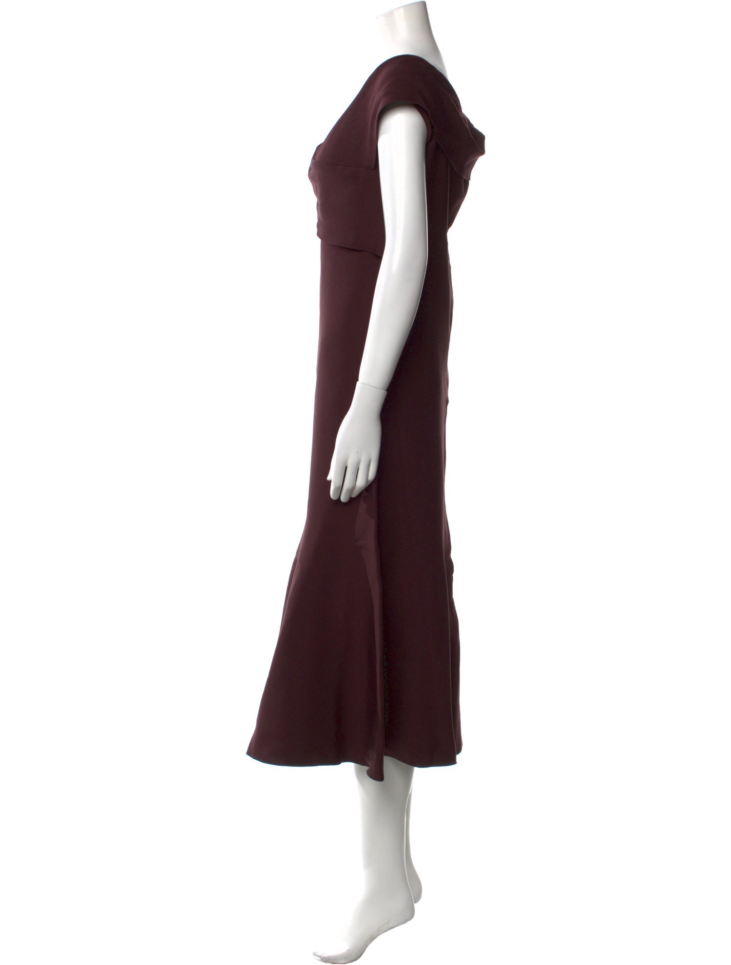 Roland Mouret V-Neck Midi Length Dress w/ Tags