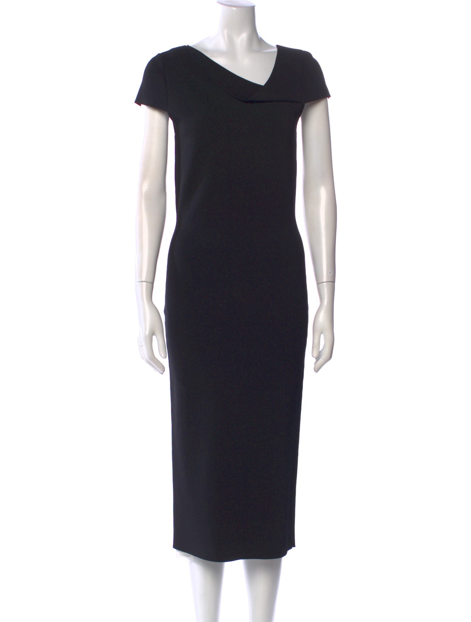 Roland Mouret Cowl Neck Midi Length Dress