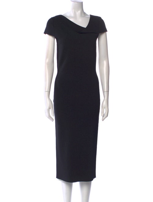 Roland Mouret Cowl Neck Midi Length Dress