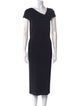 Roland Mouret Cowl Neck Midi Length Dress