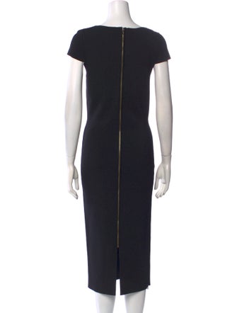 Roland Mouret Cowl Neck Midi Length Dress