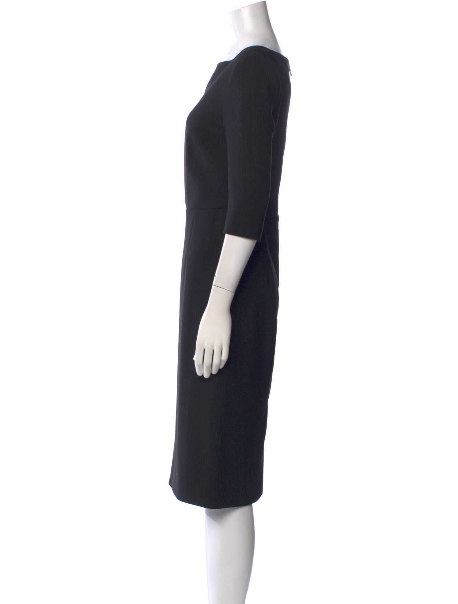 Roland Mouret Square Neckline Midi Length Dress