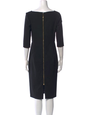 Roland Mouret Square Neckline Midi Length Dress