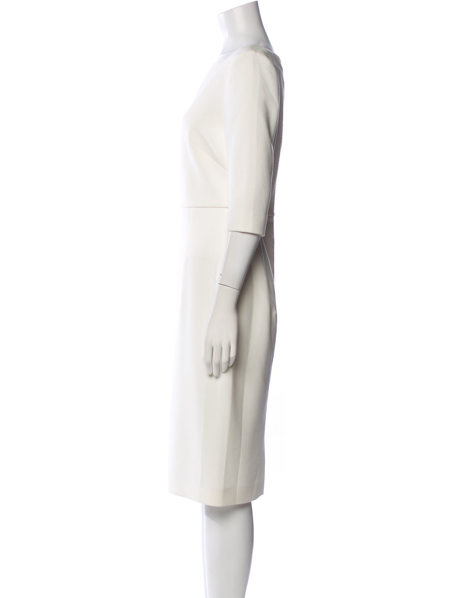 Roland Mouret Bateau Neckline Midi Length Dress