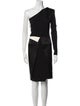 Roland Mouret One-Shoulder Knee-Length Dress