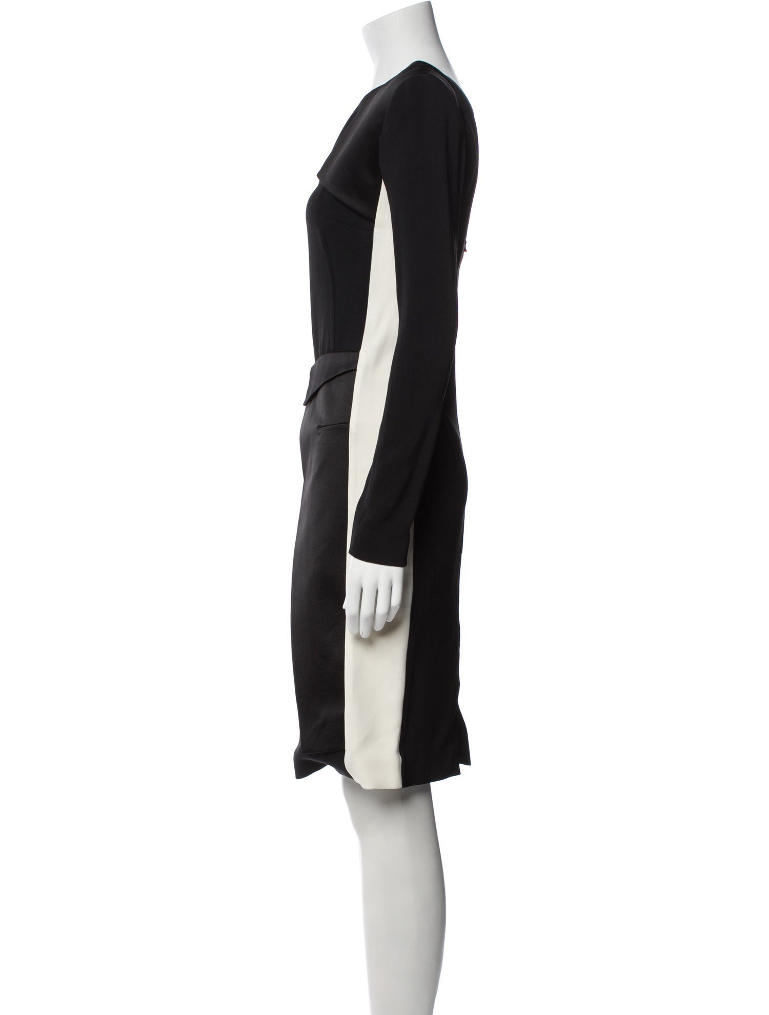 Roland Mouret One-Shoulder Knee-Length Dress