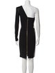 Roland Mouret One-Shoulder Knee-Length Dress