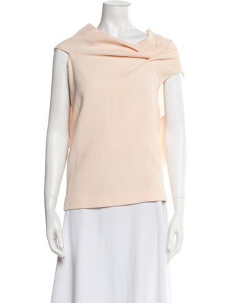 Roland Mouret Wool Cowl Neck Top