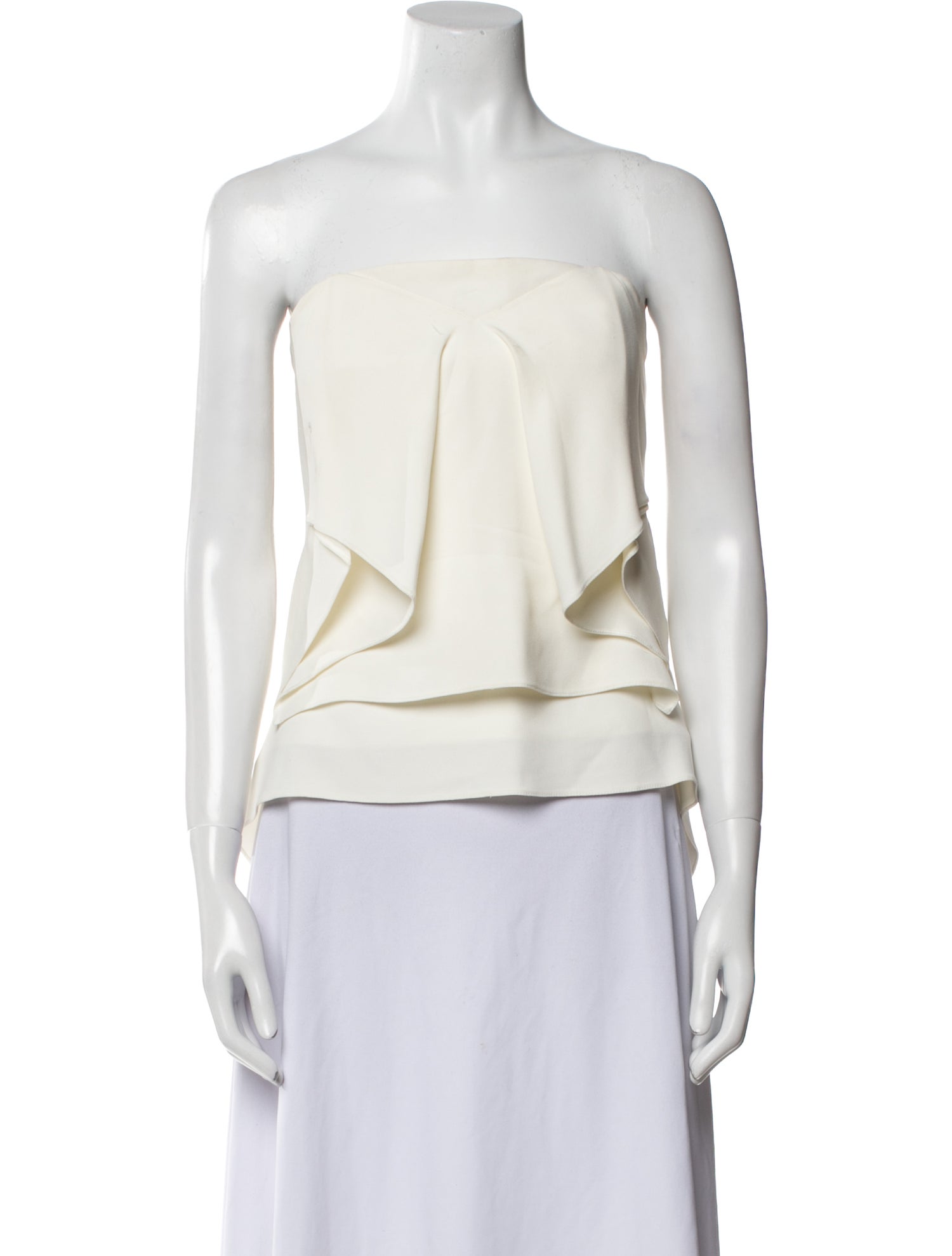 Roland Mouret Strapless Crop Top