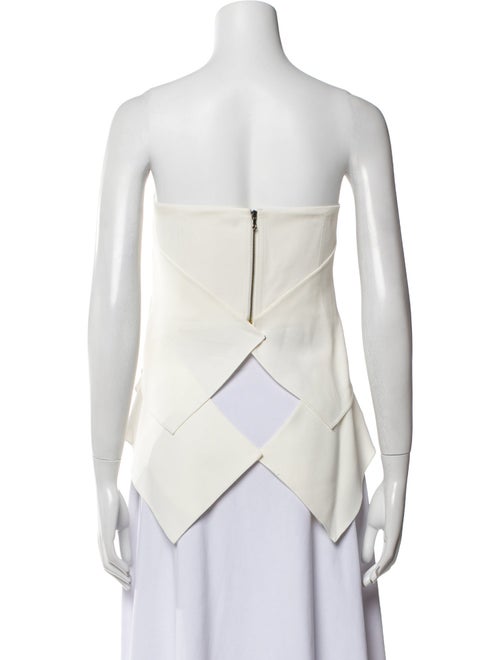 Roland Mouret Strapless Crop Top