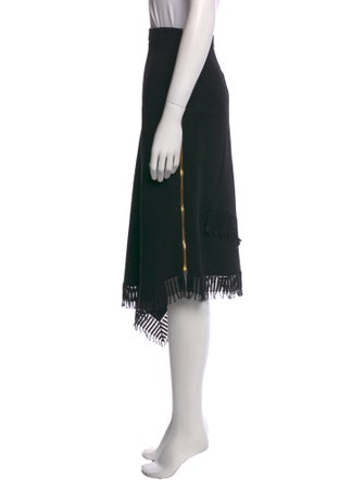 Roland Mouret Wool Midi Length Skirt