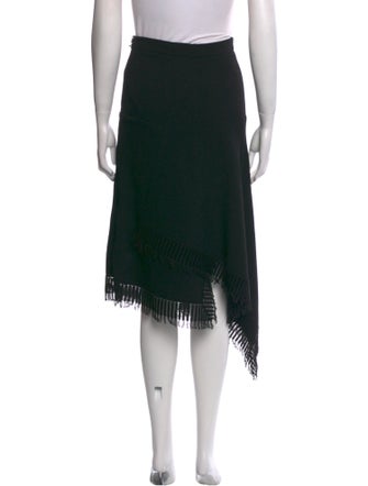 Roland Mouret Wool Midi Length Skirt