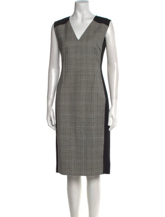 Roland Mouret Virgin Wool Midi Length Dress
