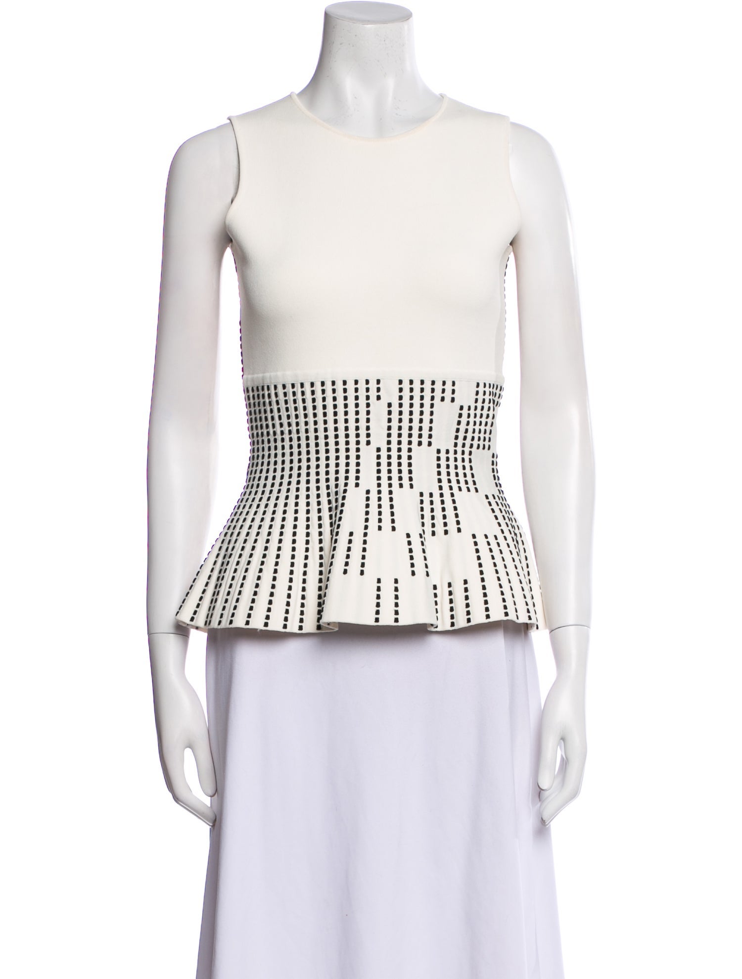 Roland Mouret Graphic Print Crew Neck Top