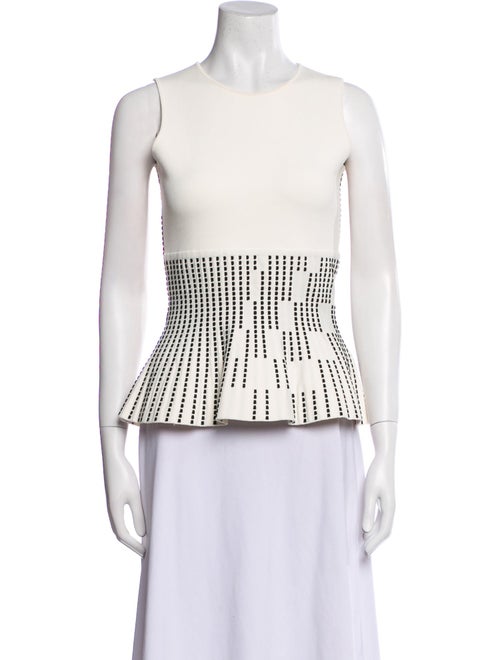 Roland Mouret Graphic Print Crew Neck Top