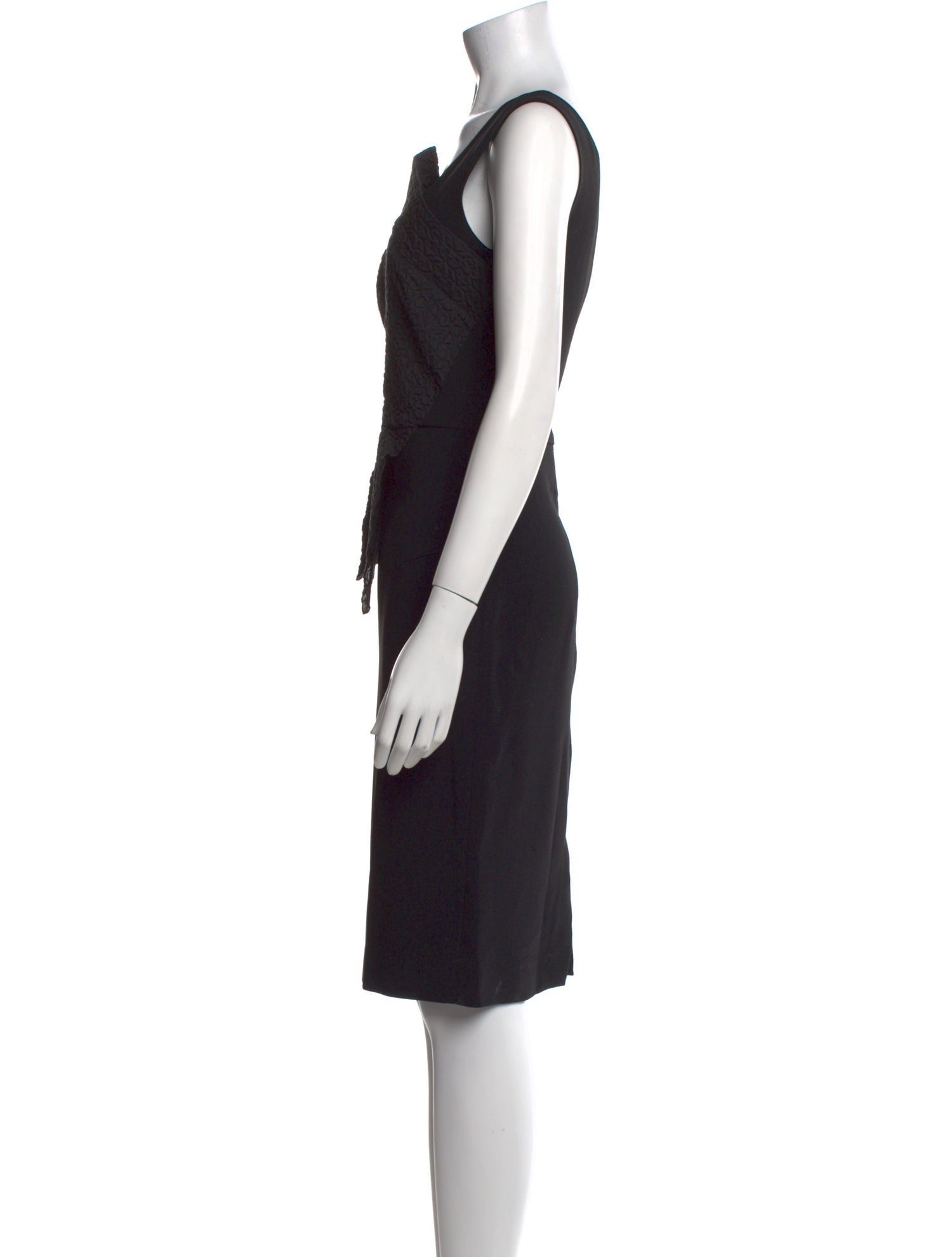 Roland Mouret Square Neckline Knee-Length Dress