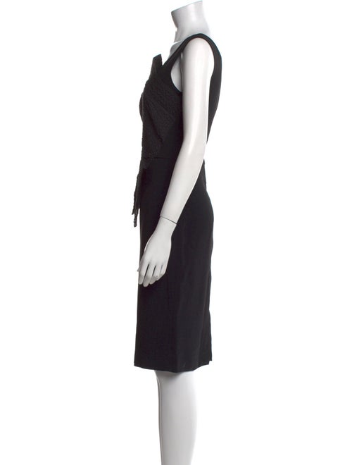 Roland Mouret Square Neckline Knee-Length Dress