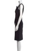 Roland Mouret Square Neckline Knee-Length Dress