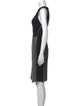 Roland Mouret Colorblock Pattern Midi Length Dress