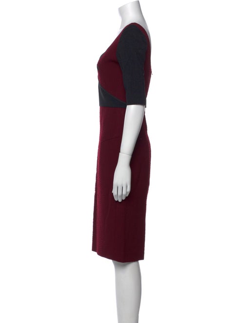 Roland Mouret V-Neck Midi Length Dress