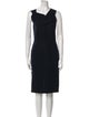 Roland Mouret Cowl Neck Midi Length Dress