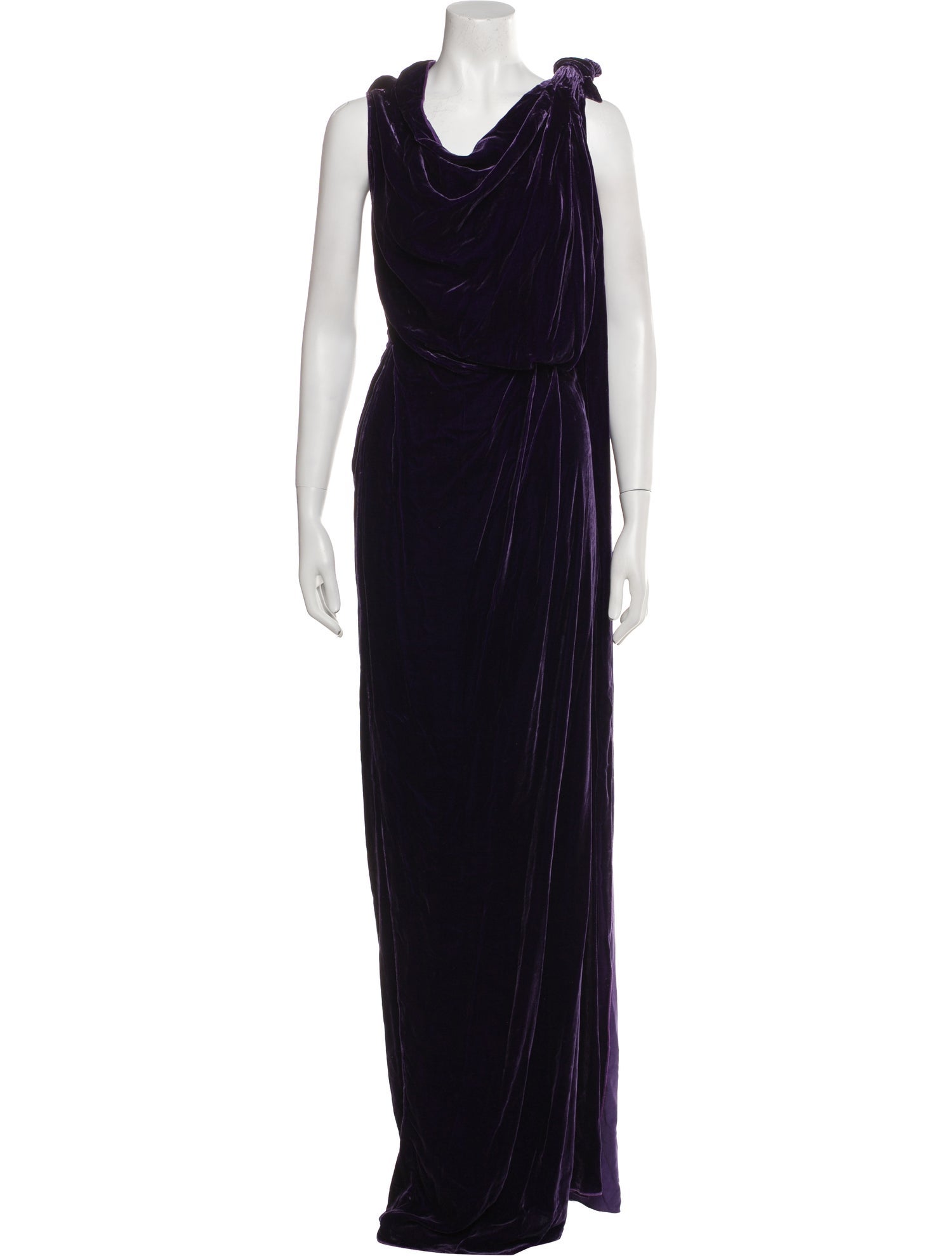 Roland Mouret Cowl Neck Long Dress